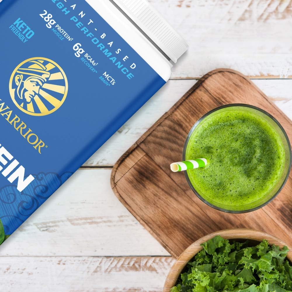 Sunwarrior Warrior Blend, Organic Vegan Protein Powder with BCAAs and Pea Protein (Natural, 30 Servings): Health & Personal Care