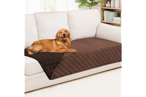 Smiry Waterproof Couch Covers for Dogs Washable, Reversible Pet Couch Covers for 3 Cushion Sofa Pet Friendly, Soft Sofa Furni