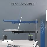 VIVO STAND-V001L Single Laptop Desk Mount Fully Adjustable with C Clamp view 5
