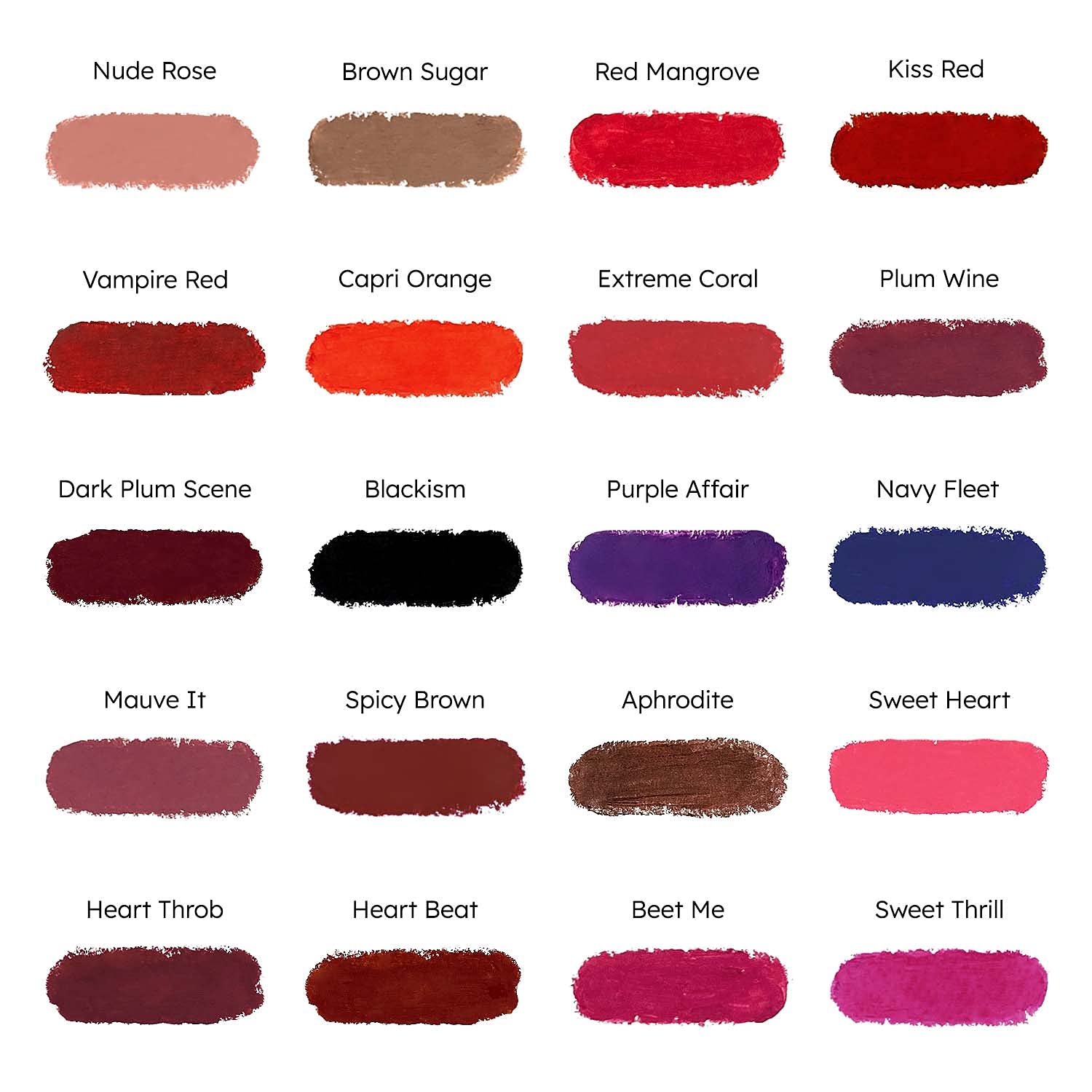 Ruby Kisses Ultra Matte Super Rich Lipstick 3.5g/0.12oz (RMLS14 BLACKISM)