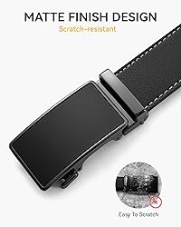CHAOREN Leather Ratchet Belt Men - Customizable