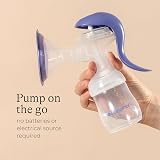 Lansinoh Manual Breast Pump Single Breastfeeding Milk Pump ComfortFit Cushion view 4