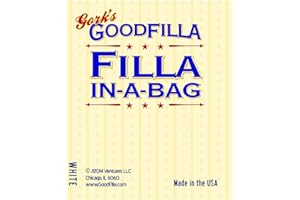 Wood Grain Filler & Putty Powder - Innovative Formula - Filla-In-A-Bag - White - 4 oz By Goodfilla | Repairs, Finishes & Patches | Paintable, Stainable, Sandable & Quick Drying | Zero Waste