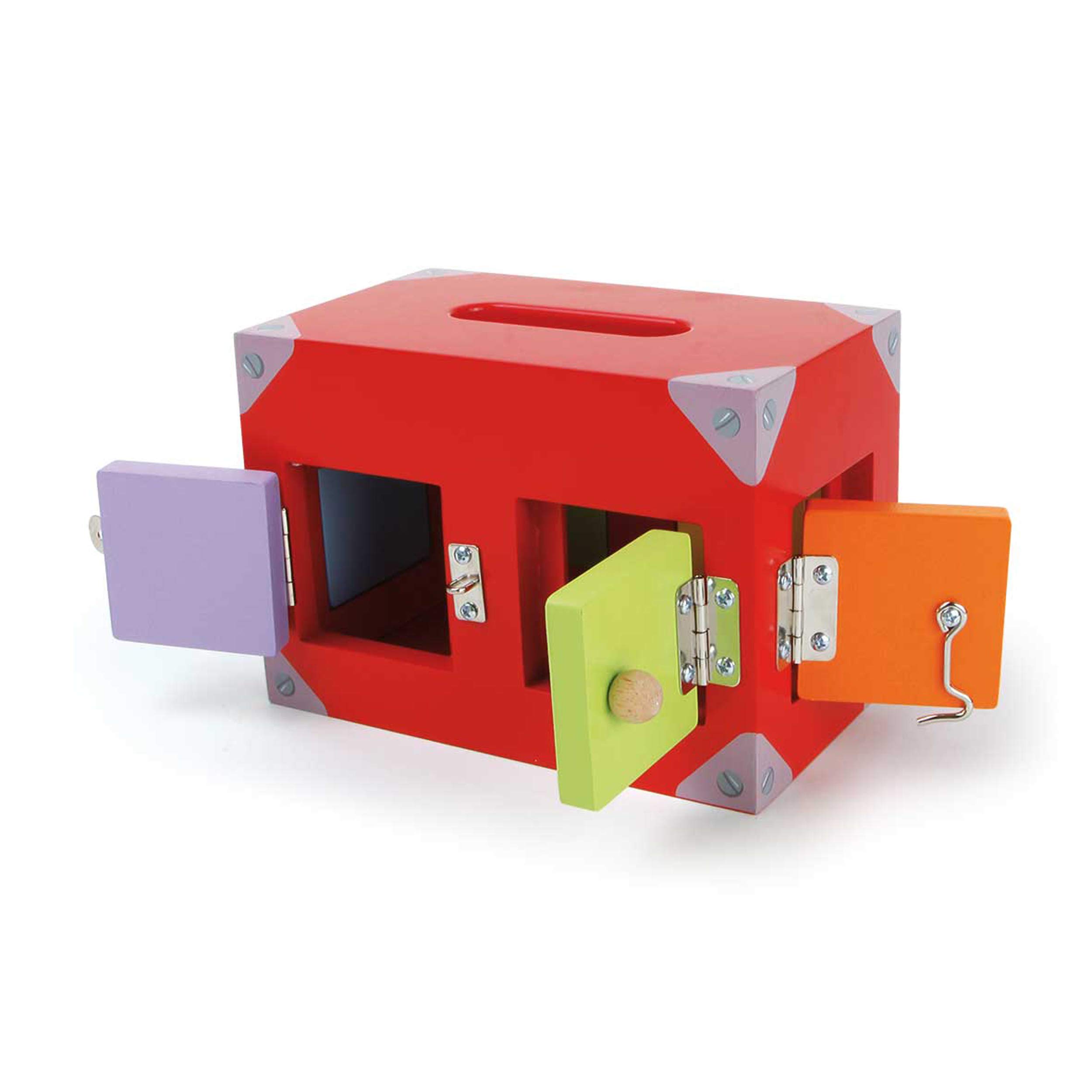 Legler Motor Activity Toy Lock Box Preschool Learning Toy