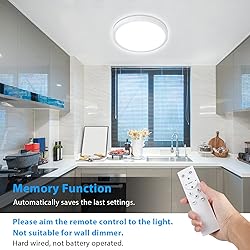 Unicozin Dimmable Ceiling Light with Remote
