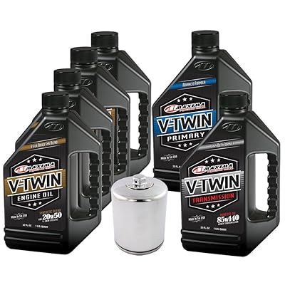 MaximaHiflofiltro VTTOCK24 Complete Engine Oil Change Kit for V Synthetic Blend Harley Davidson Twin Cam, 192. Fluid_Ounces