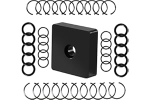 TIMSEC 20 Sets 3/8" & 1/2" Impact Retaining Ring Clips with O-Rings, Friction Rings Socket Retainer Kit with Anvil Installation Tool, Compatible with Milwaukee Electric & Pneumatic Impact Wrenches