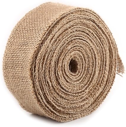 Jute Lint Rollen Rustieke Roll Jute Lint Jute Stoffen Voor Decoratieve Party Handwerk Ambachten Arts Kerstversiering 5 Cm Amazon Nl