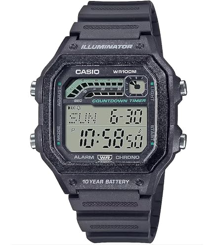 Amazon.com: Casio Men's AE-1300WH-8AV Digital Sports Watch, World