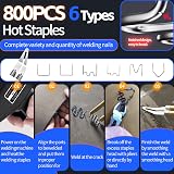 HYHJMISTY 150W Plastic Welder 2 in 1 Kit with 800 Staples view 4
