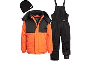 iXtreme Boys’ Snowsuit – 2 Piece Heavyweight Insulated Ski Jacket and Snow Bib (4-18)