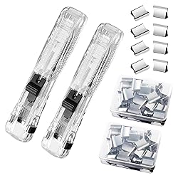 DSBGKJI 2 PCS Handheld Reusable Creative Stapler