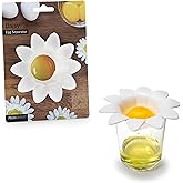 Peleg Design Daisy Plastic Egg Separator, Egg White Yolk Divider Kitchen Gadgets Baking Tools Egg Extractor, Cute Flower Desi
