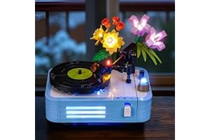 BRICKSHINING LED Lighting Compatible with Lego Record Player with Flowers 31172 - JUST Lights, Light Kit Compatible with Lego 31172, NOT Included The Model Set