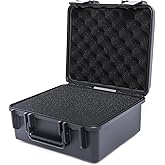 12in Waterproof Hard Shell Case with DIY Customizable Foam Insert (10.6 x 8.9 x 3.3in Interior)
