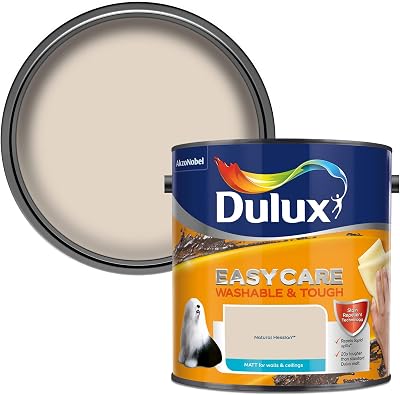 Dulux 403201 Easycare Washable Matt Emulsion Paint Natural Hessian 2.5L