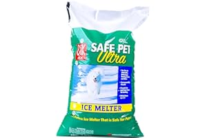 Qik Joe Safe Pet Instant Snow and Ice Melt for Sidewalks, Driveways, Steps, and Parking Lots, Deicer for Concrete, Asphalt, Wood, and Other Surfaces, Effective to -25 Degrees, 18 Pounds