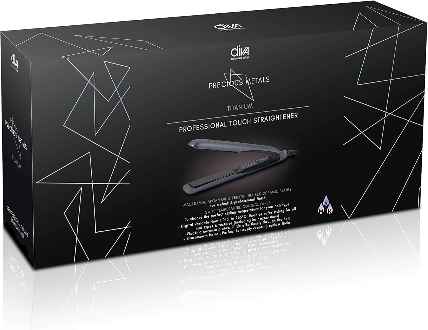 Straighteners By Diva Professional Styling Precious Metals Professional