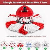 Sgizoku Red Spin Mop Head Base for Vileda Turbo Smart EasyWring Mop Replacement view 3