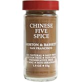 Morton &amp; Bassett Chinese Five Spice, 1.9 oz &ndash; Non-GMO, Salt-Free, Authentic Blend for Stir-Fries, Marinades &amp; Asian-Inspired Dishes