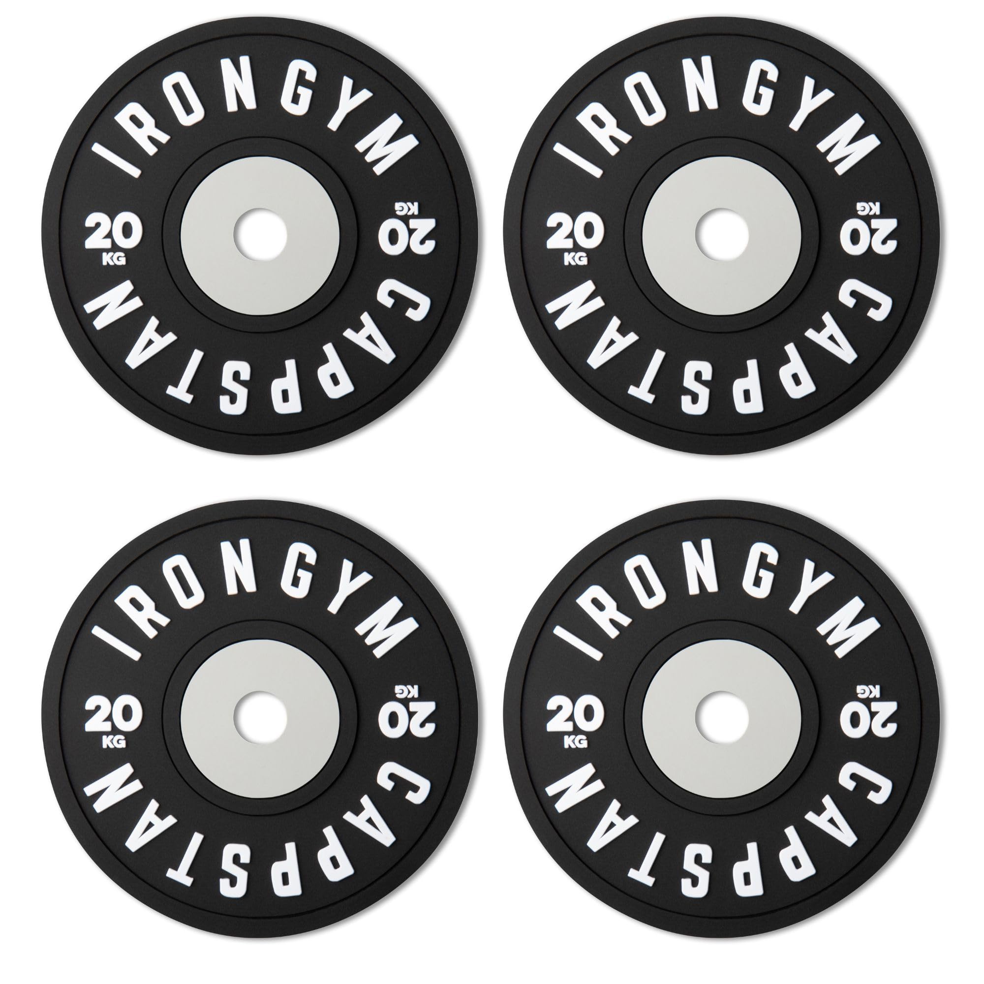 Gym Weight Coasters Set of 4 Pack | Premium Replica Silicone Barbell Weights Set | Ideal Home Gym Gifts for Men | Fitness Gifts for Women | Suitable for Protein Shaker, Cups and Mugs