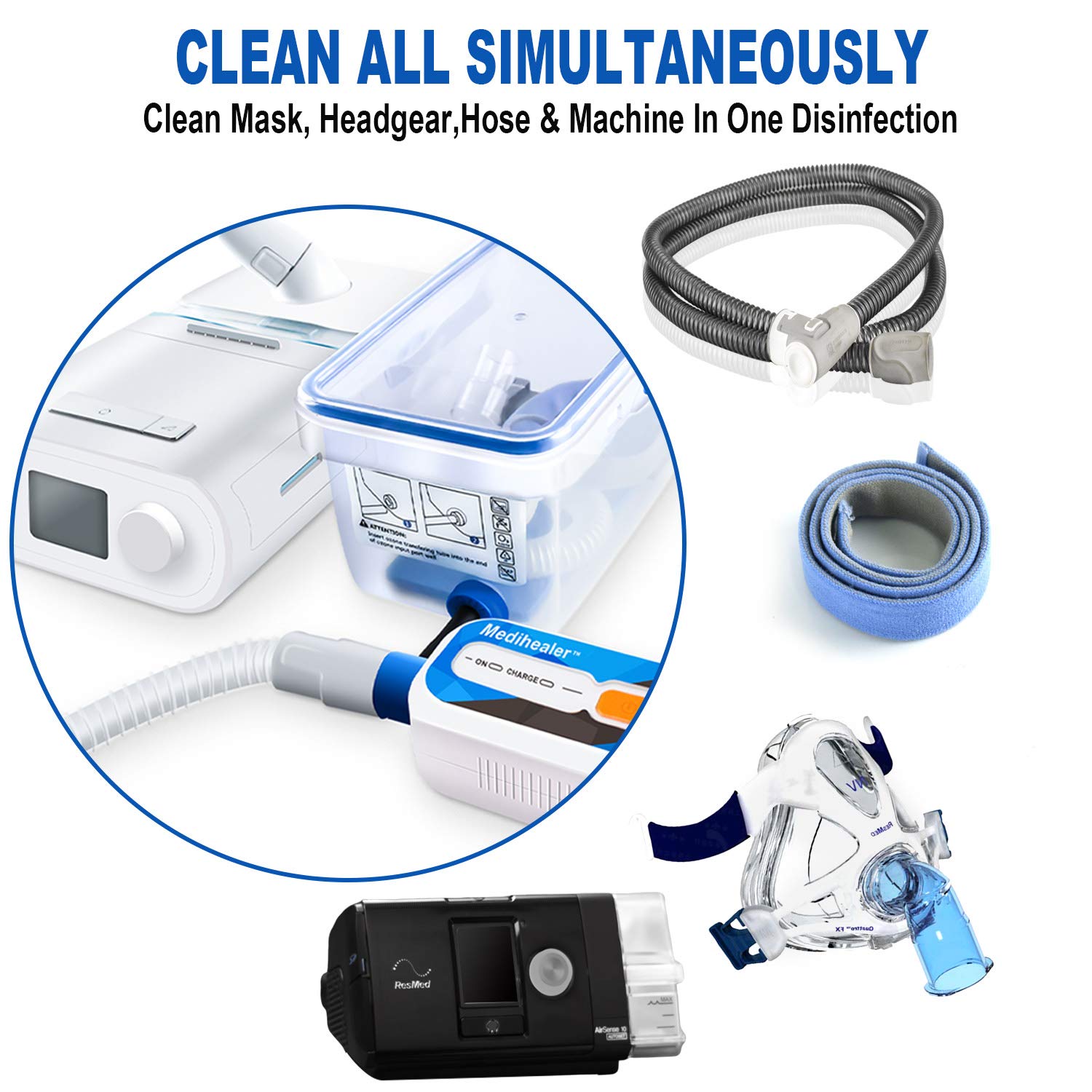 CPAP Cleaner and Sanitizer, Cleaner and Sanitizing Machine No Bad