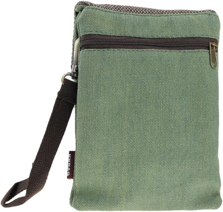 Cell Phone Holder Mini Crossbody Bag Purse Shoulder Bag Smartphone Mobilephone Wallet Unisex Cotton Canvas Bag Purse for Keys Coins - Image 4