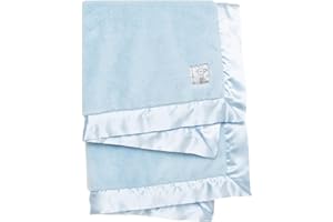 Little Giraffe Posh Mink Baby Blanket - Double-Sided Ultra Soft Plush Fabric, for New Moms, Newborn Must-Have for Boys, Cozy 