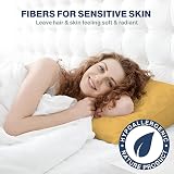 DN Pillow Cases 2 Pack Ochre 50x75cm Envelope Closure 100% Microfibre view 6