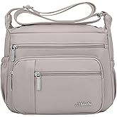 Wytidian Womens CrossbodyBags Nylon Waterproof Handbags Shoulder Purses Roomy Multiple Pockets Pocketbooks