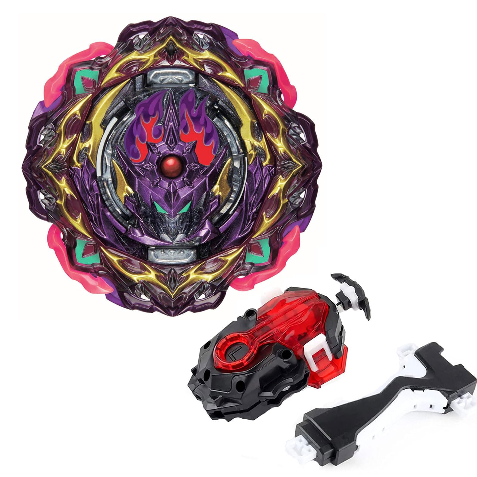 Desamvap Battling Tops Booster Spinning Tops Set with Custom Launcher LR Spin Gyro Toys for Kids Children Boys — image 1