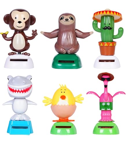 Juguete de baile solar, figura temática de Navidad, juguete de cabeza bobble bailarina, juguete animado para decoración de fiesta, decoración de escritorio del hogar, #2