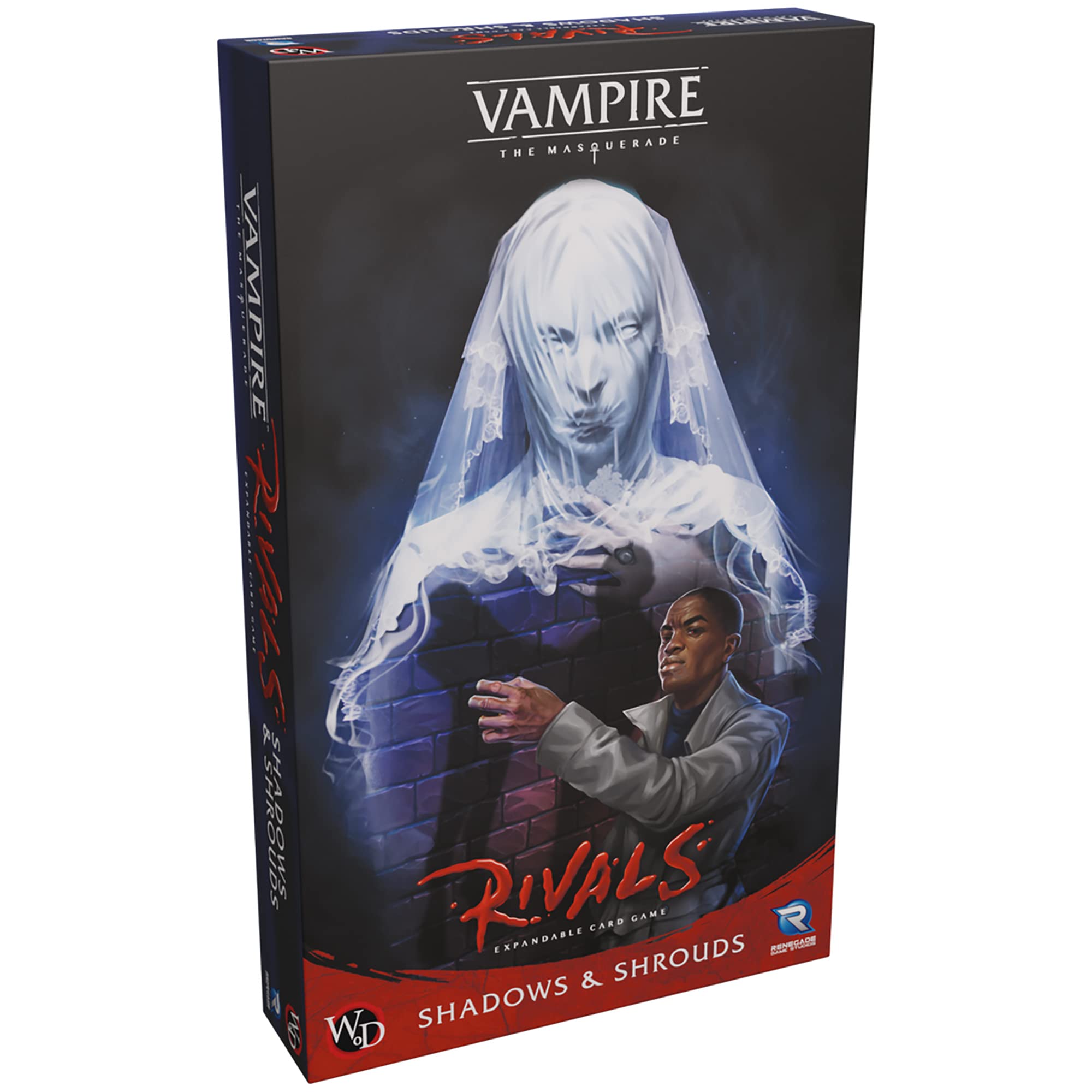 Renegade Game Studios Vampire: The Masquerade – Rivals Shadows & Shrouds Expansion | Adds Lasombra & Hecata Clans, Deck Customization, Requires Core Set, 2-4 Players, Ages 14+