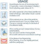 HIVETZ Temporary Tooth Filling Repair Kit Beads Moldable DIY Teeth view 7