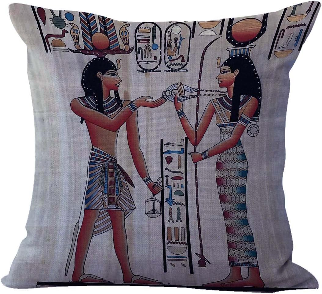 Ancient Egyptian art cushion cover cheap pillowcase Home