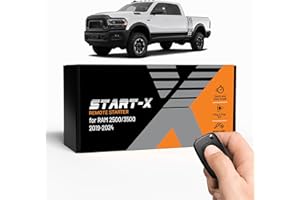 Start-X Remote Starter Kit for RAM 2500/3500 (2019-2024) | NOT 1500 | Push-to-Start Engine | Plug N Play | 3X Lock to Remote Start
