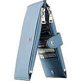 Travelambo Leather Wallets for Women Slim RFID Blocking Bifold Credit Card Holder Wallet