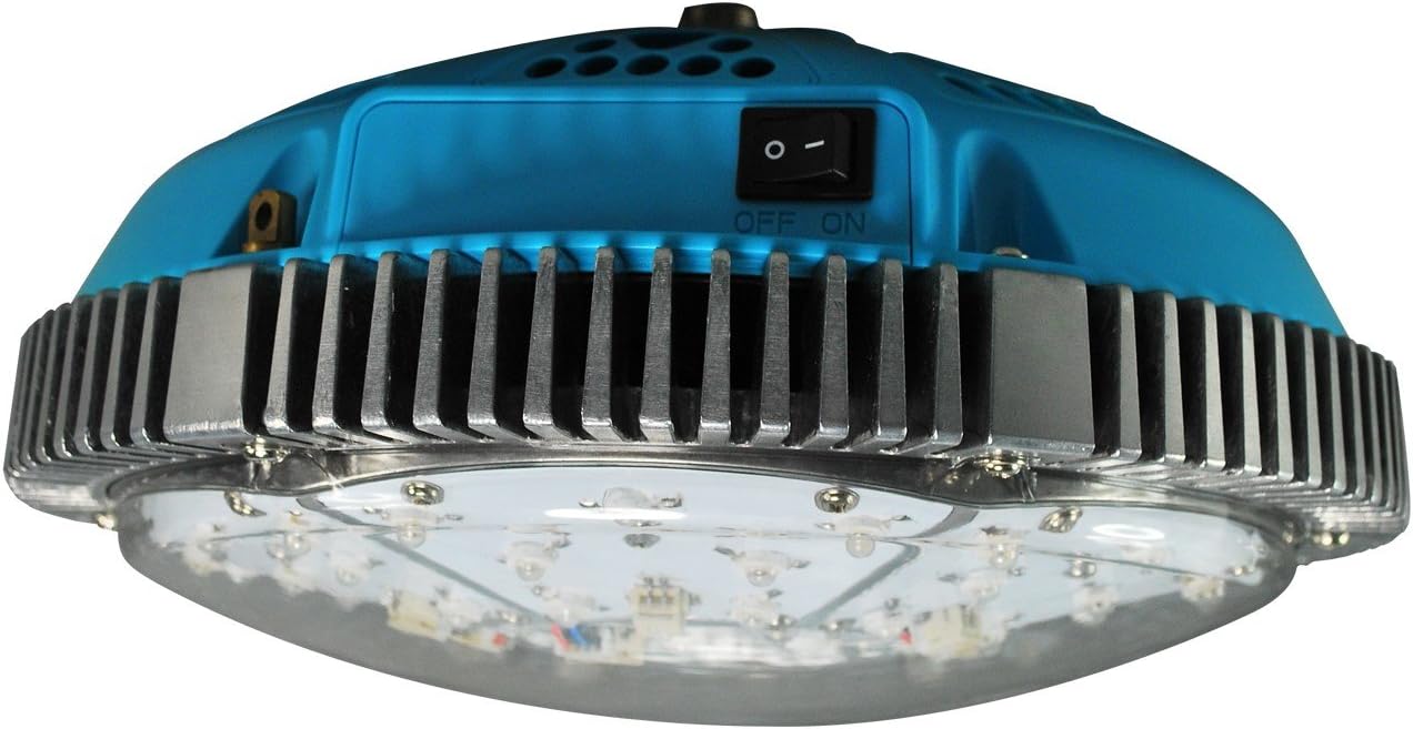 Durolux DLU150VG UFO LED Grow Light Indoor Indoor Plants Seeding, Growing and Flowering Greenhouse Garden (150W, Red/Blue 7:3 for Veg Growth)