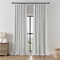 Joydeco Light Filtering Curtains 84 Inch Length for