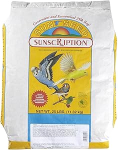Sun Seed Company Bss30140 Vita Mix Daily Diets For Parakeet, 25-Pound