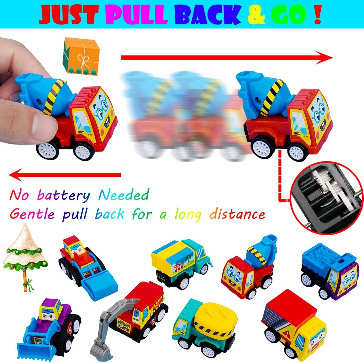 toy car pull back and let go
