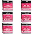Dilmah Rose with French Vanilla Tea 20 Luxury Tea Bags X 6 Pack - Dilmah Exceptional Real Leaf Tea Pure Ceylon French Vanilla Tea Box