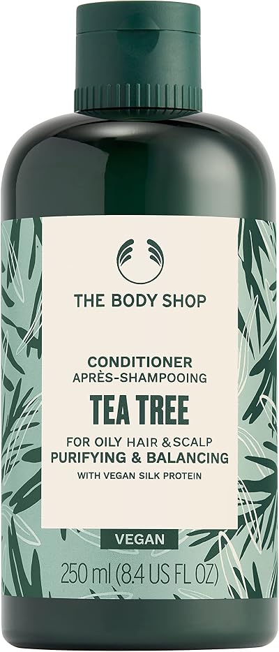 The Body Shop Tea Tree Conditioner Oily Hair Scalp 250ml New