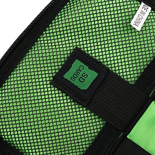 Black Travel Electronics Cable Organizer Bag Case for Cords,Cable,Charger,Power Bank,Battery Pack,Hard Drives,Usb Gear,Earphone,Flash Drive,Electronics Accessories - Thumbnail 4