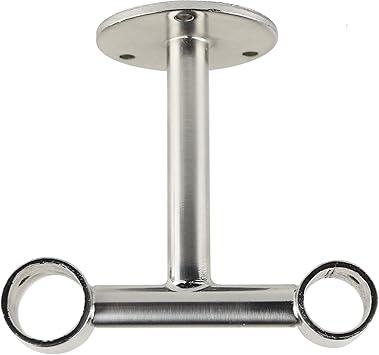 Urbanest doble soporte de techo para barra de cortina Rod, Fits pulgada