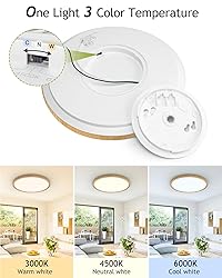 1PACK Flush Mount LED Ceiling Light Fixture