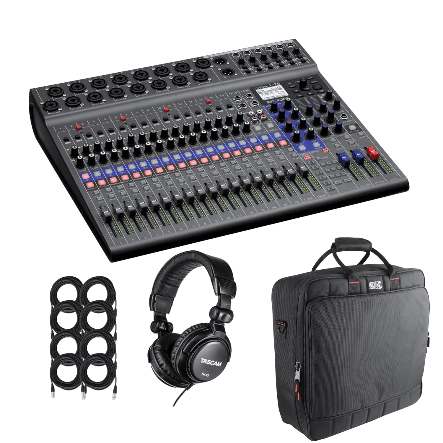 Zoom LiveTrak L-20 – 20-Input Digital Mixer