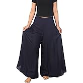 Lannaclothesdesign Palazzo Pants for Women Wide Leg Boho Harem Yoga Pants S M L XL Sizes