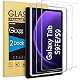 SPARIN 2 Pack Screen Protector for Galaxy Tab S9 FE 5G 10.9 inch/Galaxy Tab S9 11 inch, 9H Tempered Glass with Easy Installation Frame, S Pen Compatible/HD Clear/Anti Scratch