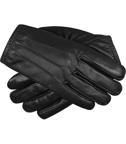 Gants Tactiques En Cuir Ignifuge Avec Renfort Kevlar - Taille M - Noir - Police & Sécurité